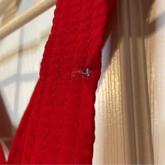 VTG Ossi Skiwear red bib ski pants w/ suspenders men’s sz L *NWT* - Picture 5 of 16